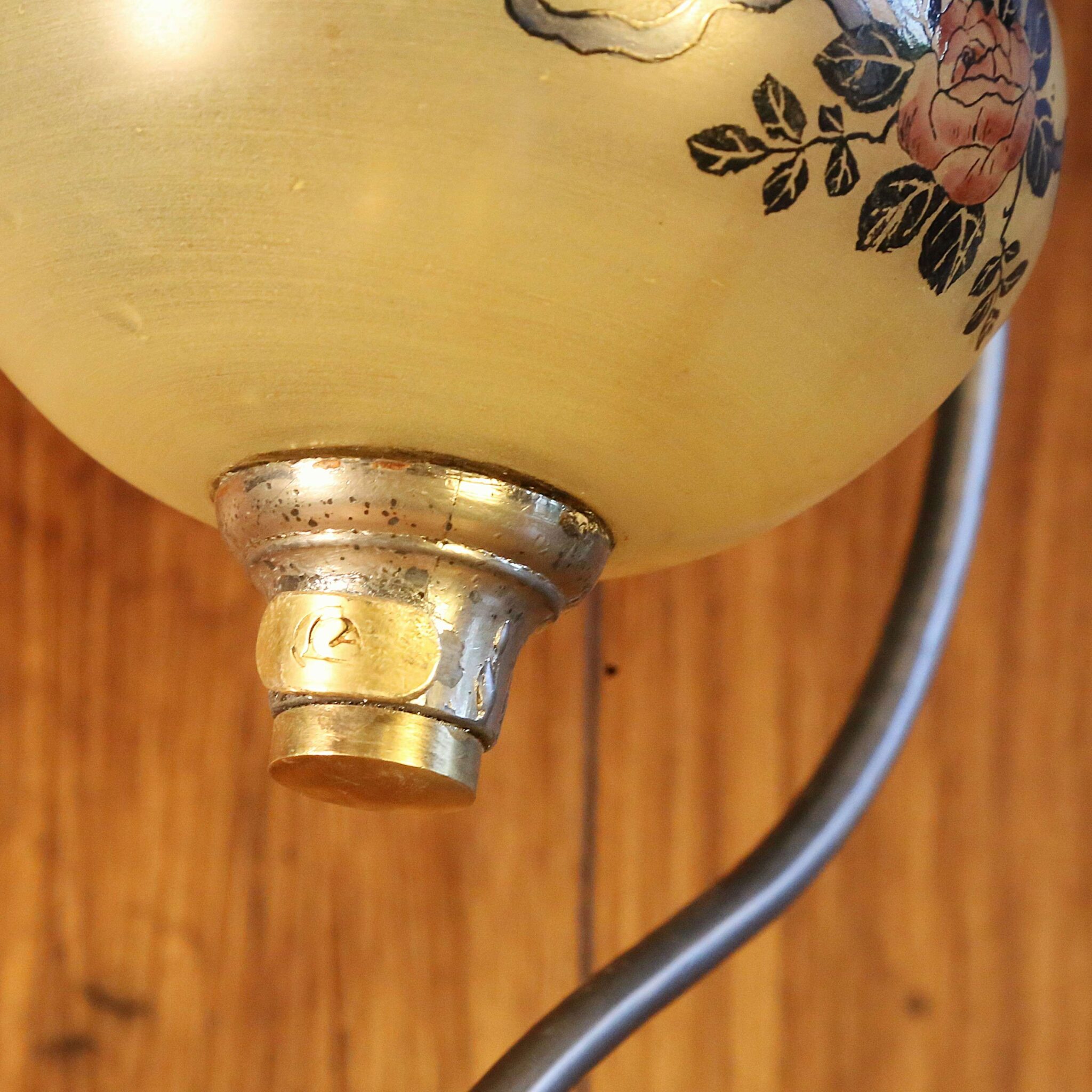 Lampe artisanale en bois - Lamelles inclinées - Mirette