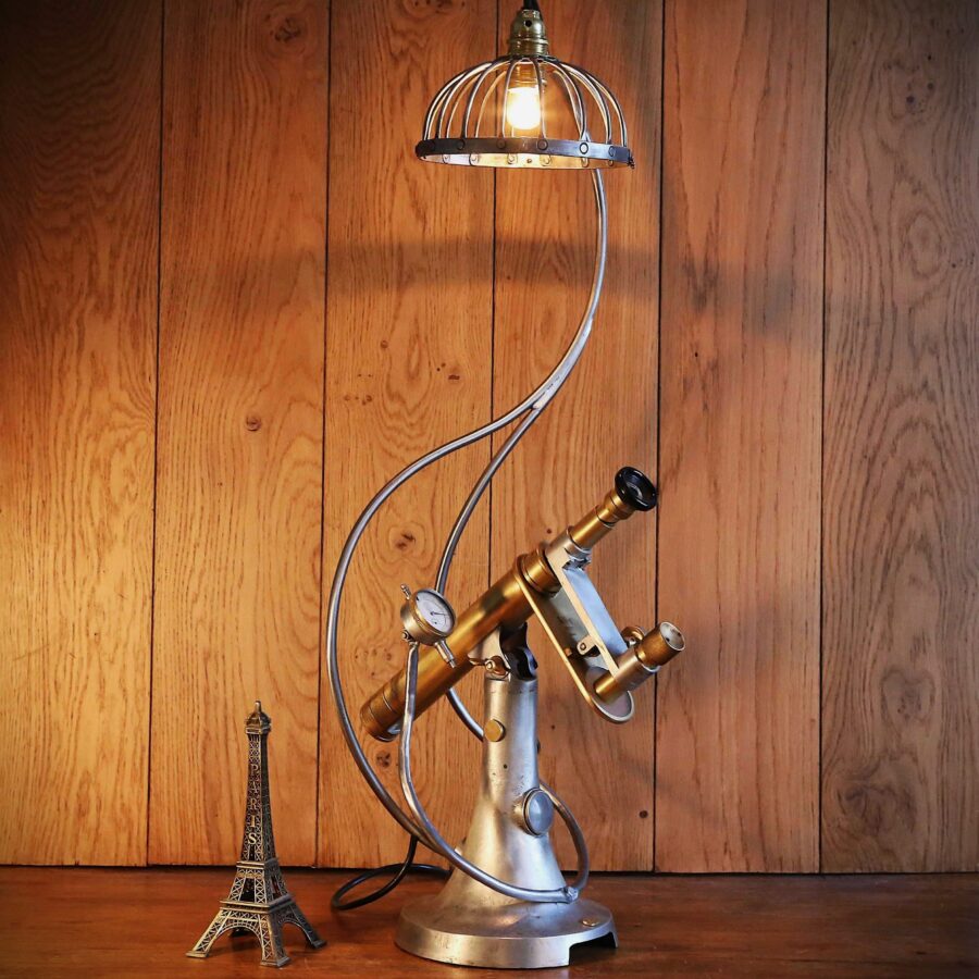 Création lampe de métier instrument de collection