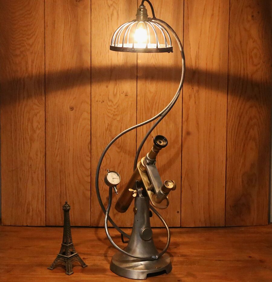 Création lampe de métier instrument de collection Polarimètre
