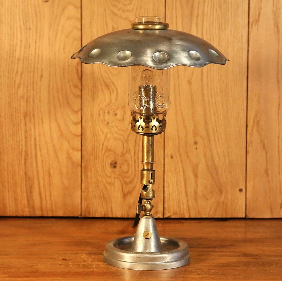 Création unique lampe Art Déco champignon