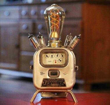 Lampe robot compteur électrique