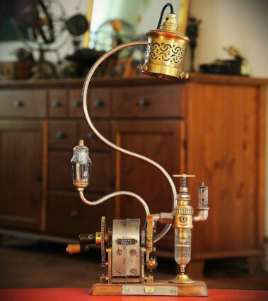 Lampe Steampunk Magneto