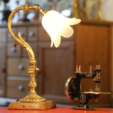Lampe Art Nouveau tulipe fleur