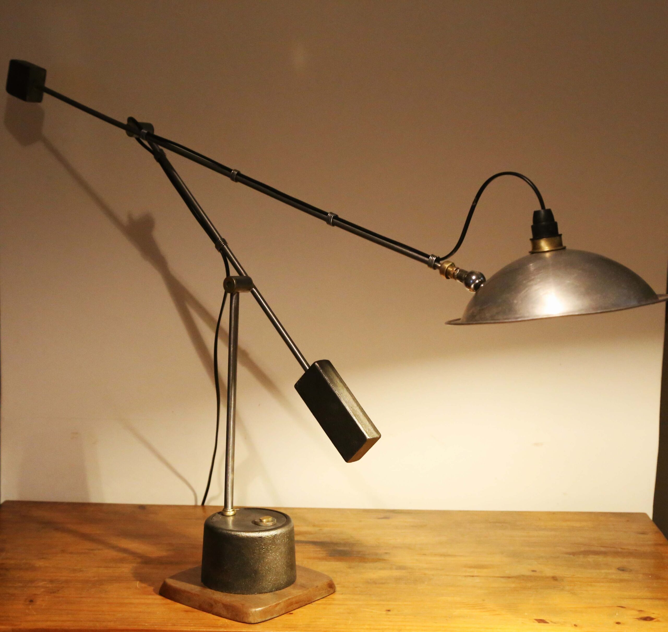 Grande lampe de bureau architecte design industriel