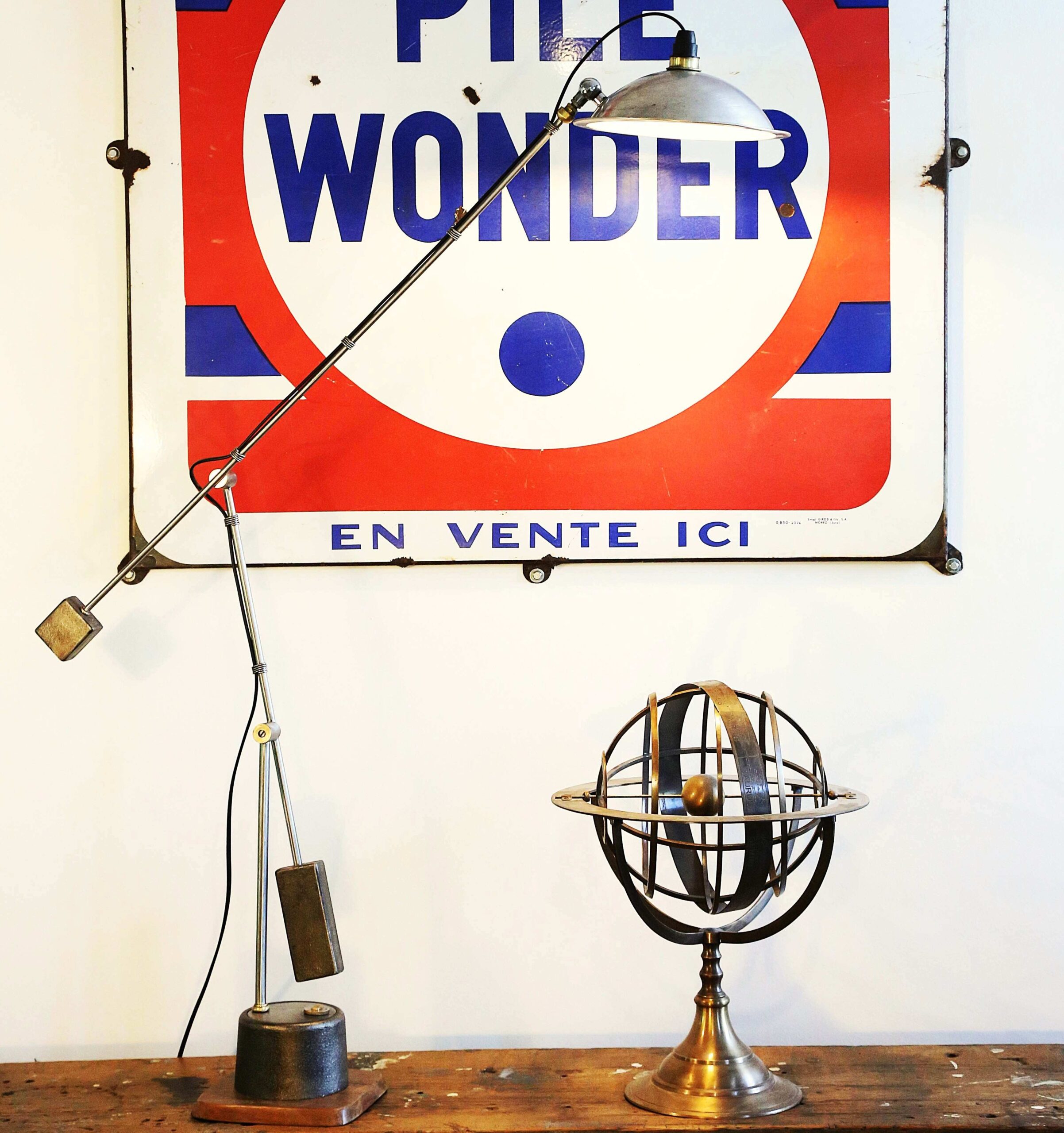 Grande lampe de bureau architecte design industriel – Image 3