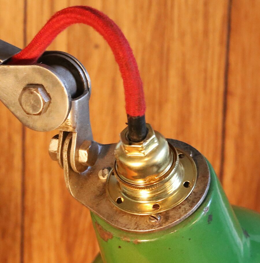 Grande lampe de bureau métal articulée atelier industriel – Image 6