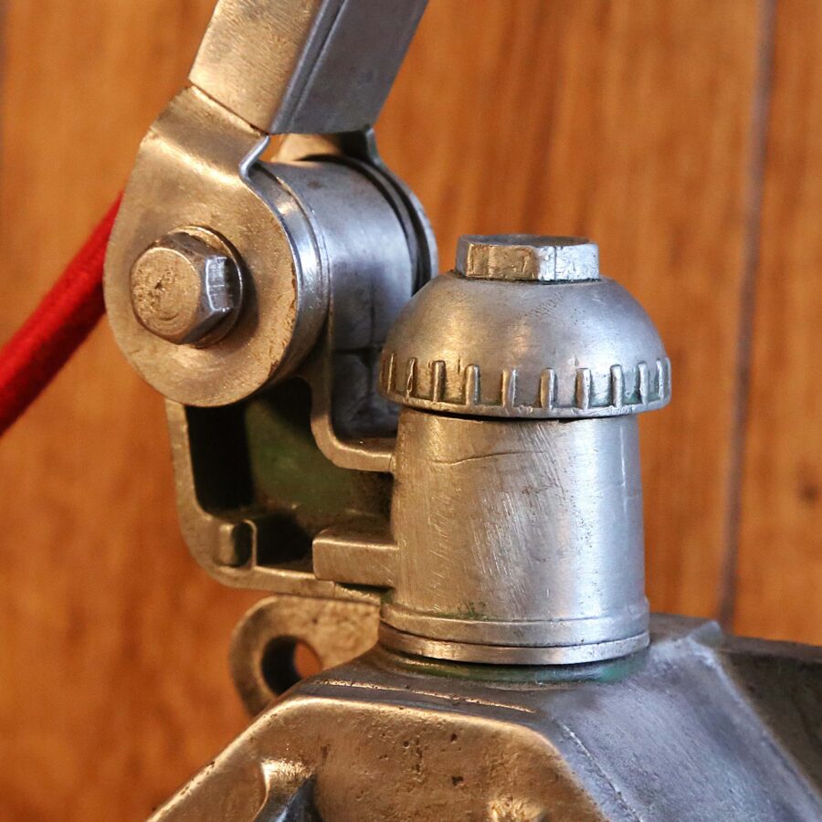 Grande lampe de bureau métal articulée atelier industriel – Image 10