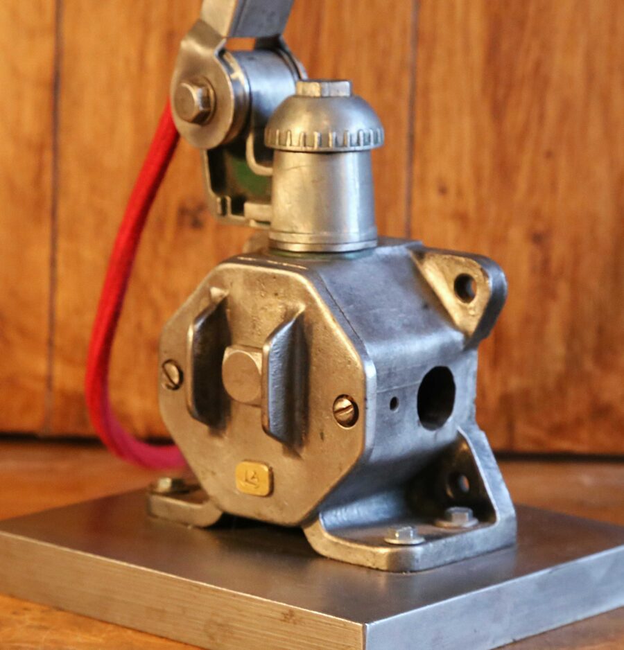 Grande lampe de bureau métal articulée atelier industriel – Image 4