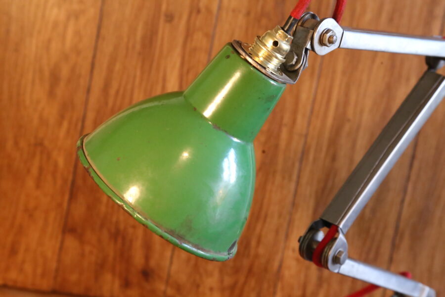 Grande lampe de bureau métal articulée atelier industriel – Image 8