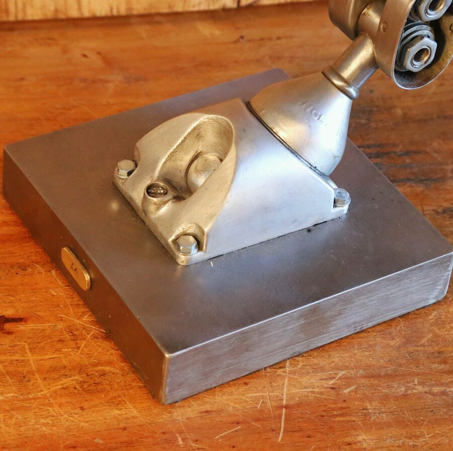 Grande lampe de bureau métal articulée atelier industriel – Image 8