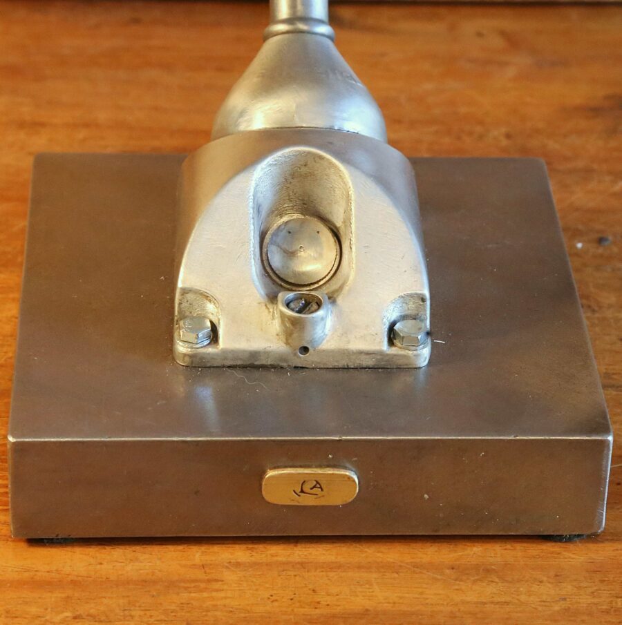 Grande lampe de bureau métal articulée atelier industriel – Image 5