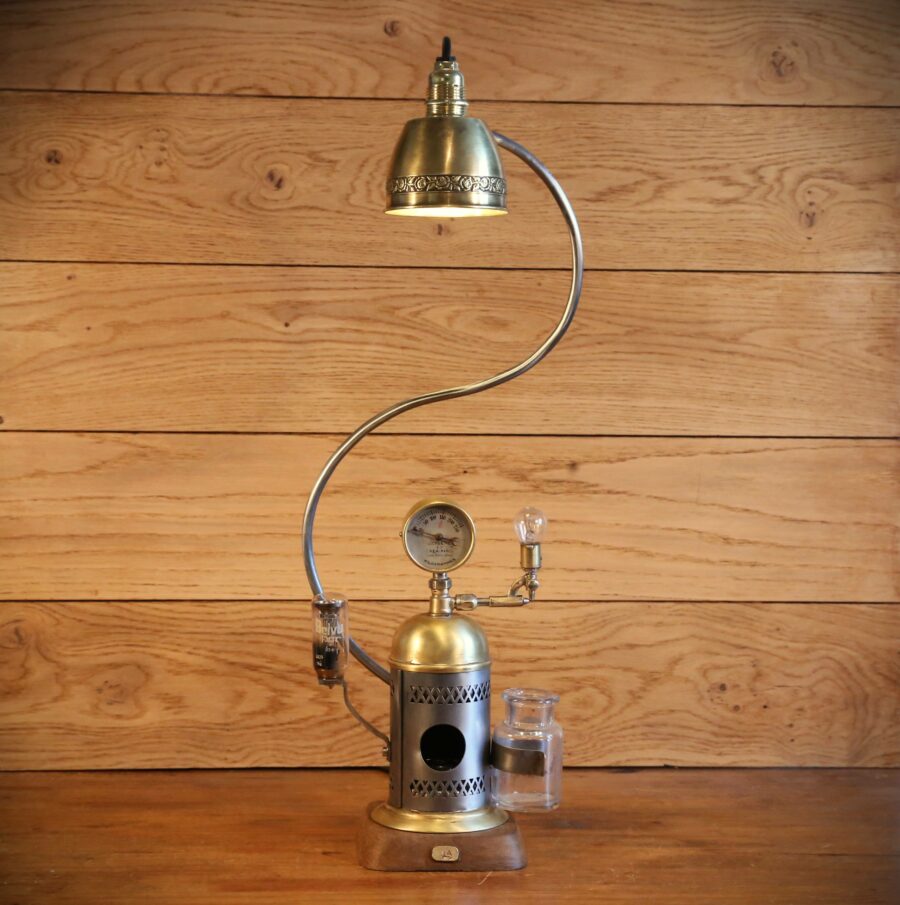Lampe à poser ancien vaporisateur médical – Image 8