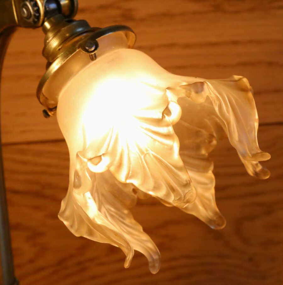 Lampe à poser Art Déco laiton – Image 9