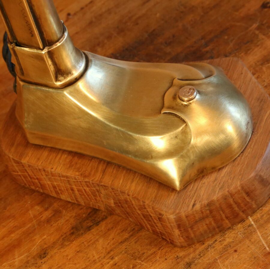 Lampe à poser Art Déco laiton – Image 3