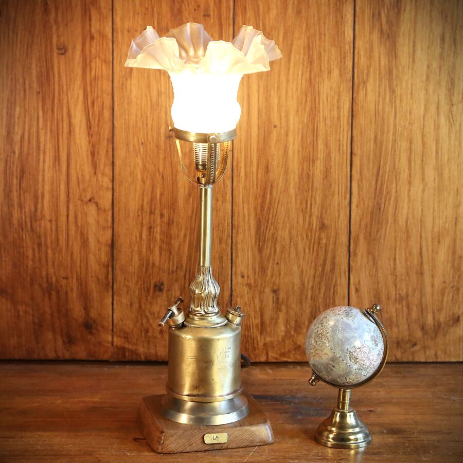 Lampe à poser Art Déco style brocante