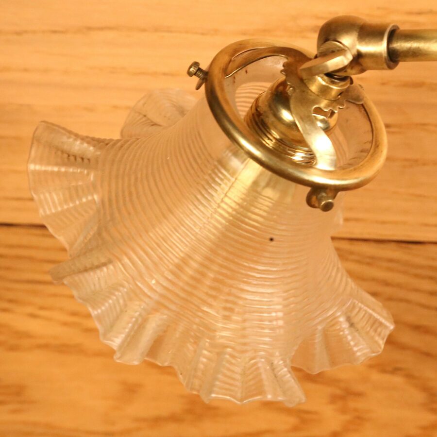 Lampe à poser Art Nouveau bronze – Image 4