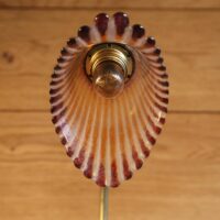 Lampe à poser Art Nouveau laiton tulipe fleur
