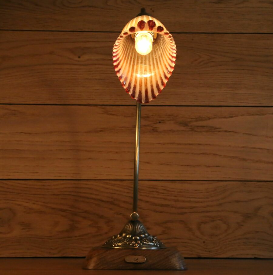 Lampe à poser Art Nouveau laiton tulipe fleur – Image 8