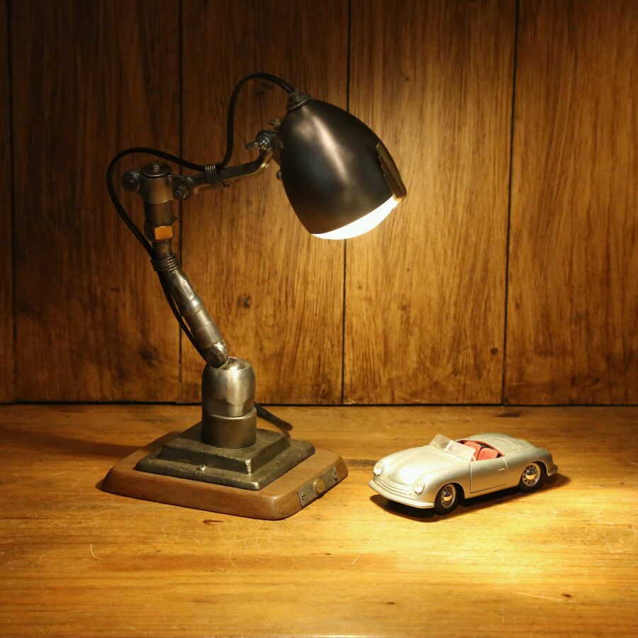 Lampe à poser phare vélo vintage