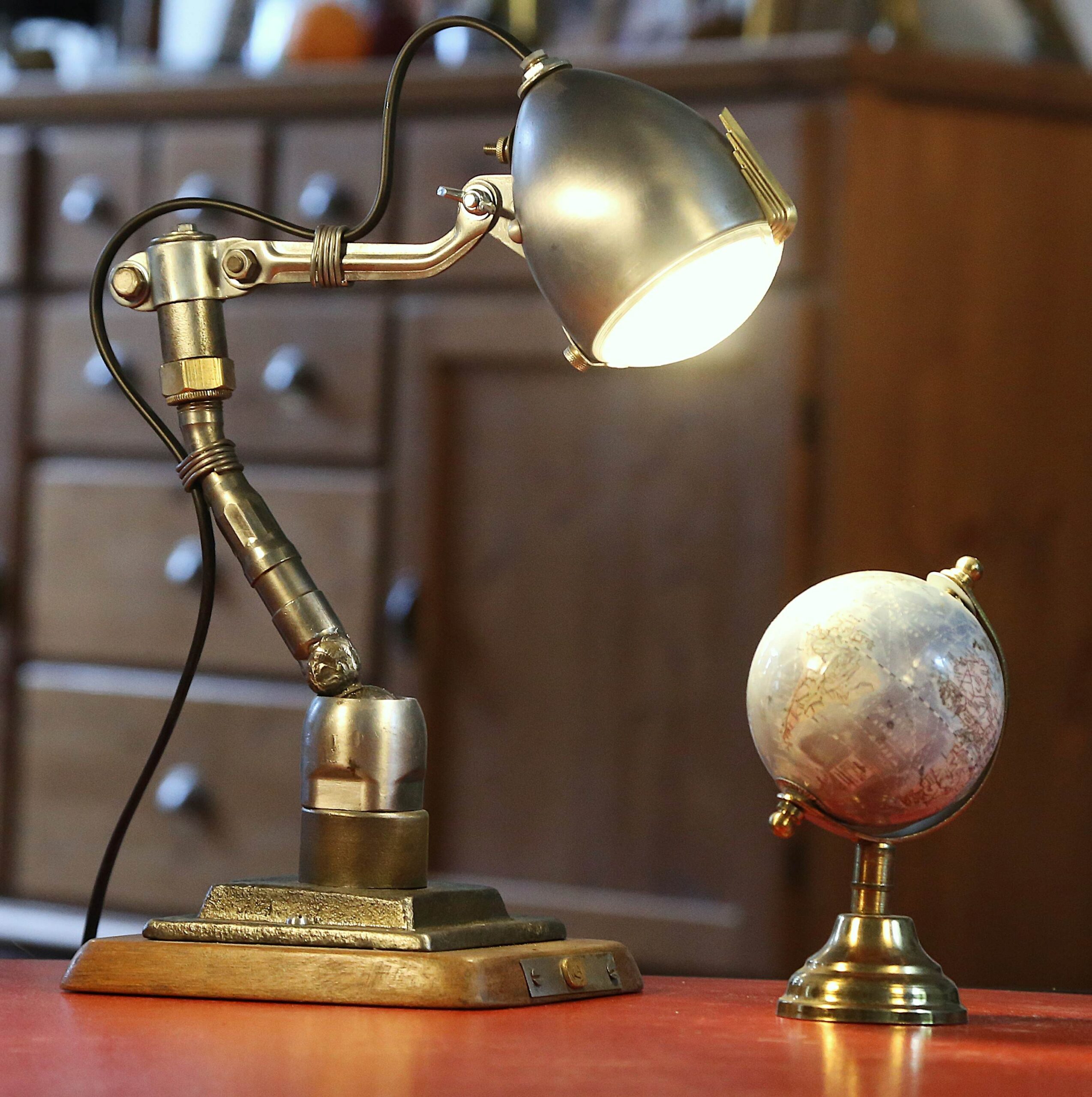 Lampe à poser phare vélo vintage – Image 12