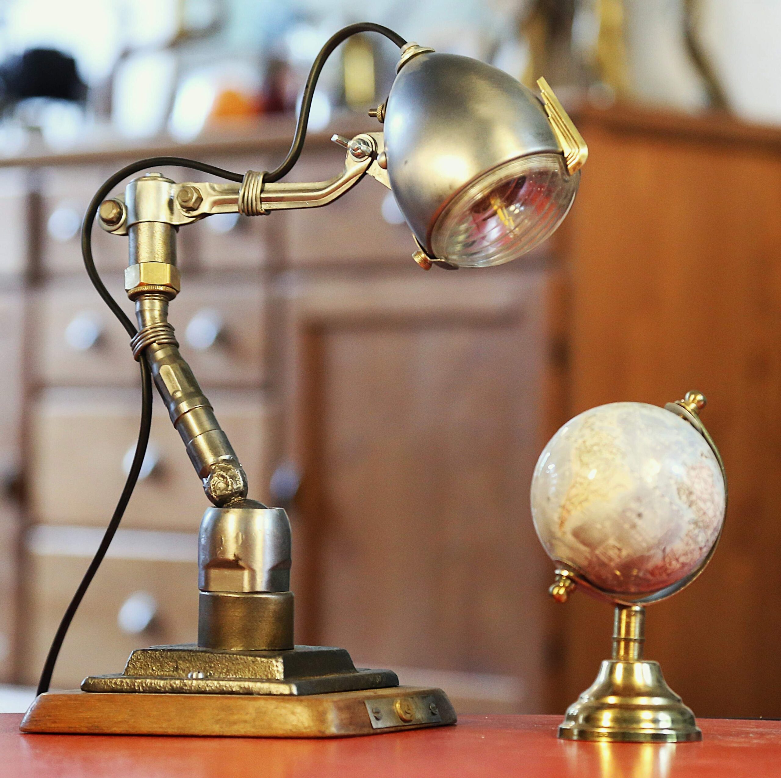 Lampe à poser phare vélo vintage – Image 9