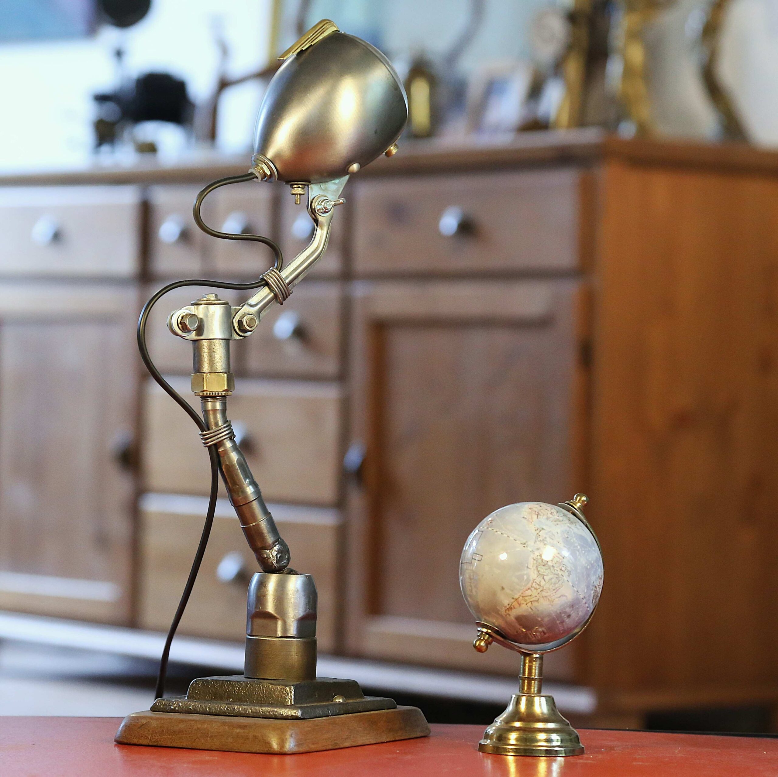 Lampe à poser phare vélo vintage – Image 6