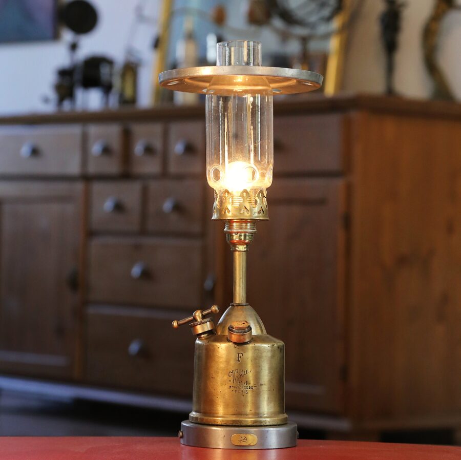 Lampe à poser unique esprit brocante – Image 4