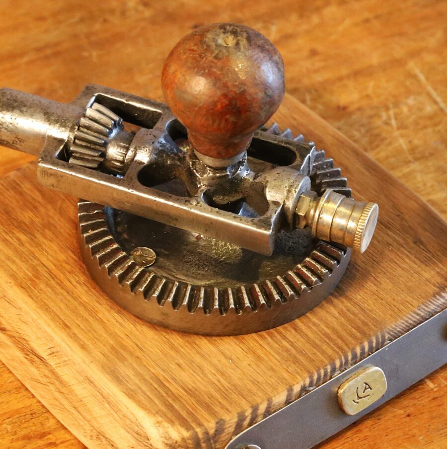 Lampe articulée à poser métal phare de vélo vintage – Image 3