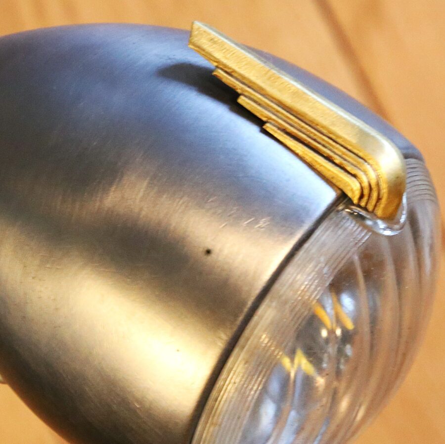 Lampe articulée à poser métal phare de vélo vintage – Image 5