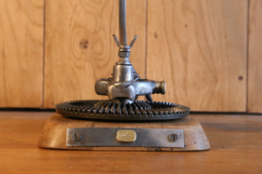 Lampe articulée à poser métal phare de vélo vintage – Image 6