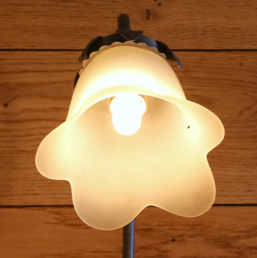 Lampe artisanale Art Déco fleur – Image 6
