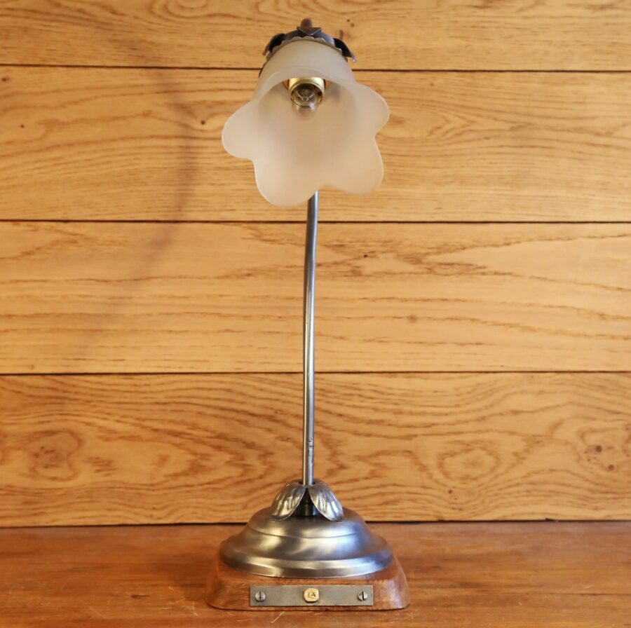 Lampe artisanale Art Déco fleur – Image 9