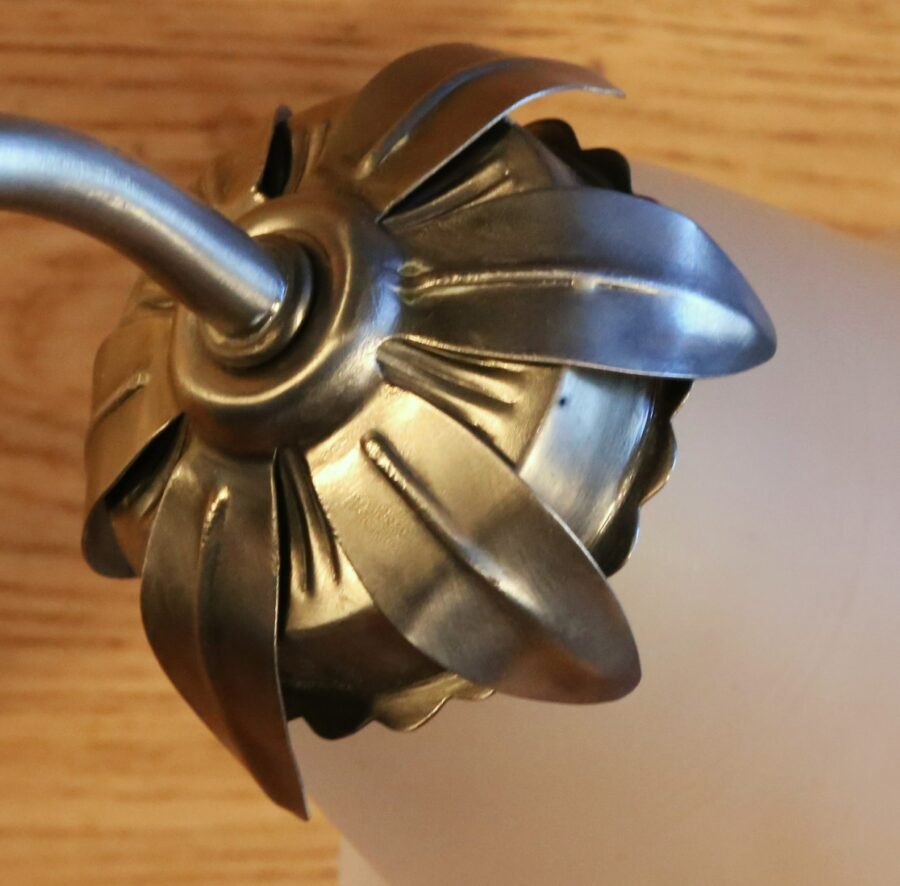 Lampe artisanale Art Déco fleur – Image 3