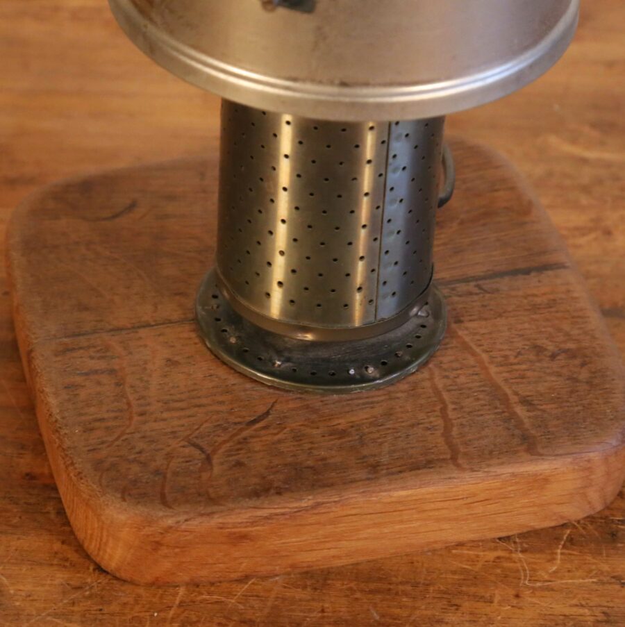 Lampe artisanale récup chauffage – Image 3