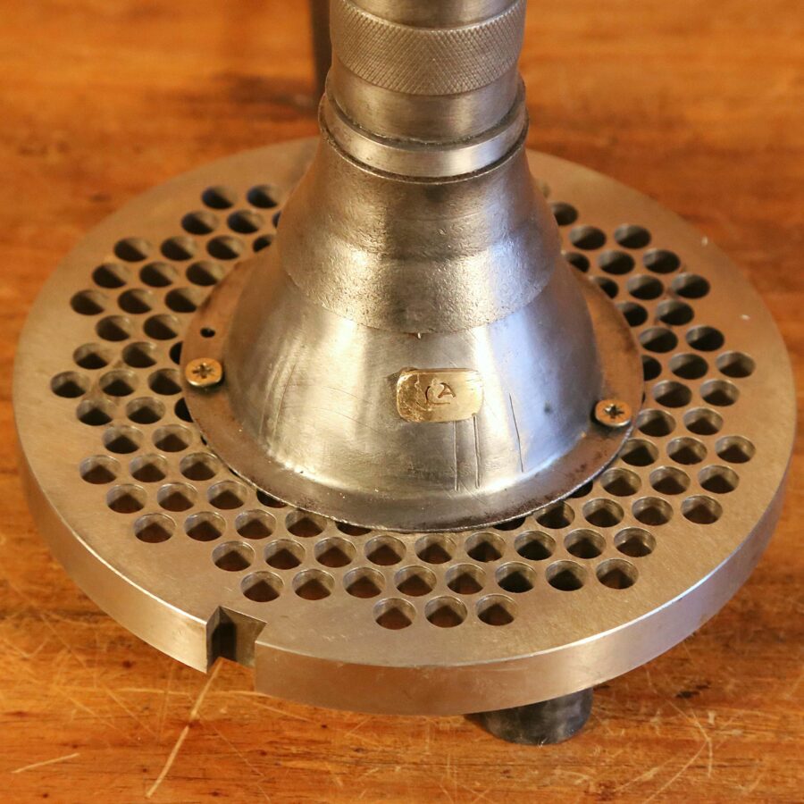 Lampe artisanale récup chauffage métal – Image 3