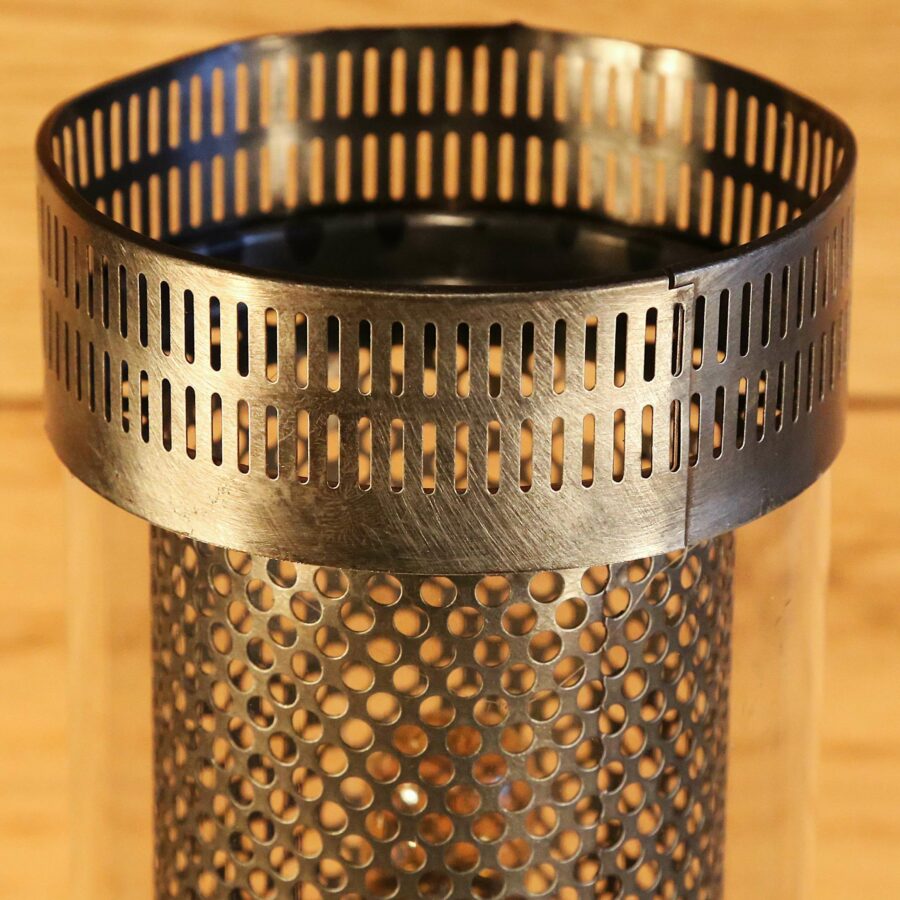 Lampe artisanale récup chauffage métal – Image 5
