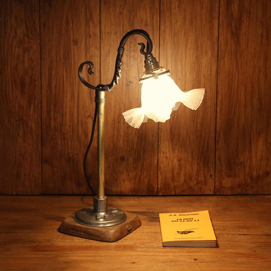 Lampe de bureau Art Déco création unique