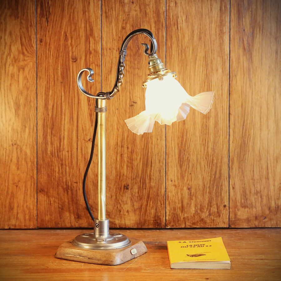 Lampe de bureau Art Déco création unique