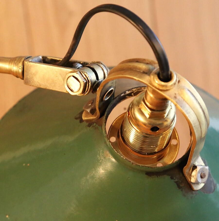 Lampe de bureau articulée de bijoutier vintage – Image 9