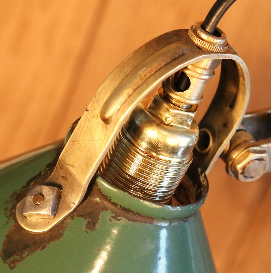 Lampe de bureau articulée de bijoutier vintage – Image 7