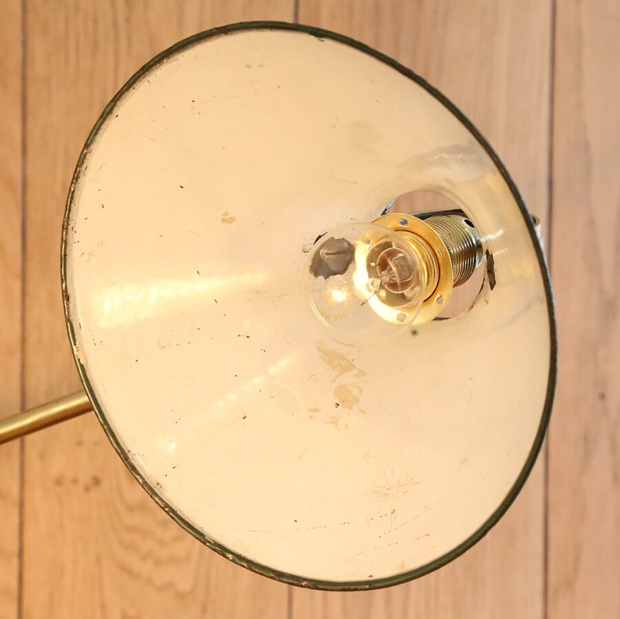 Lampe de bureau articulée de bijoutier vintage – Image 11