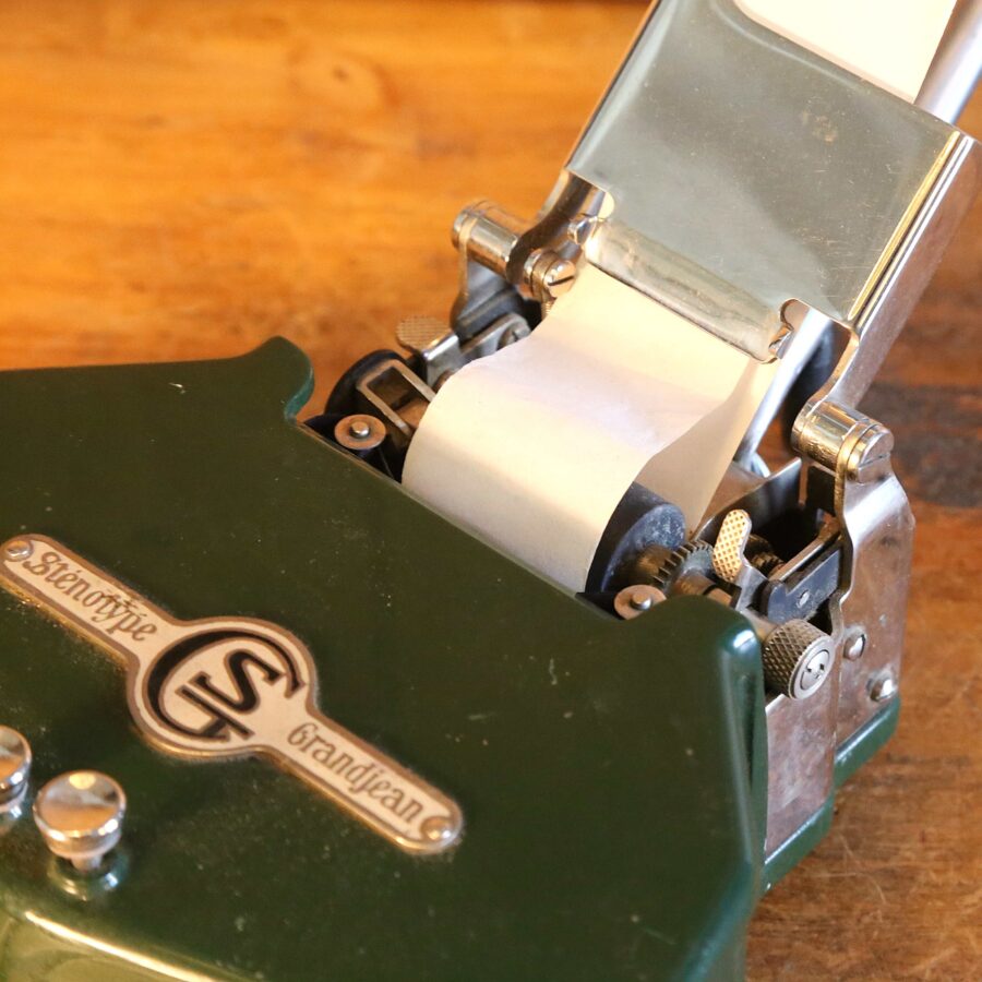 Lampe de bureau machine à écrire vintage – Image 12