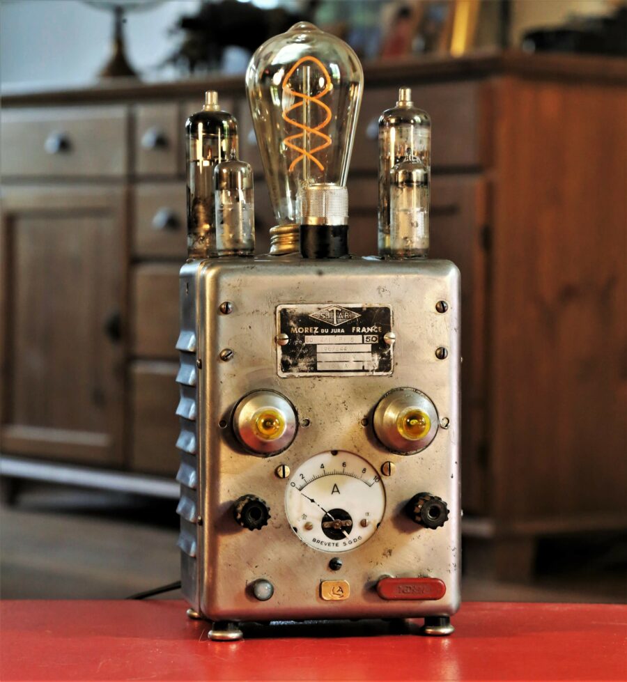 Lampe de bureau Steampunk chargeur retro – Image 4