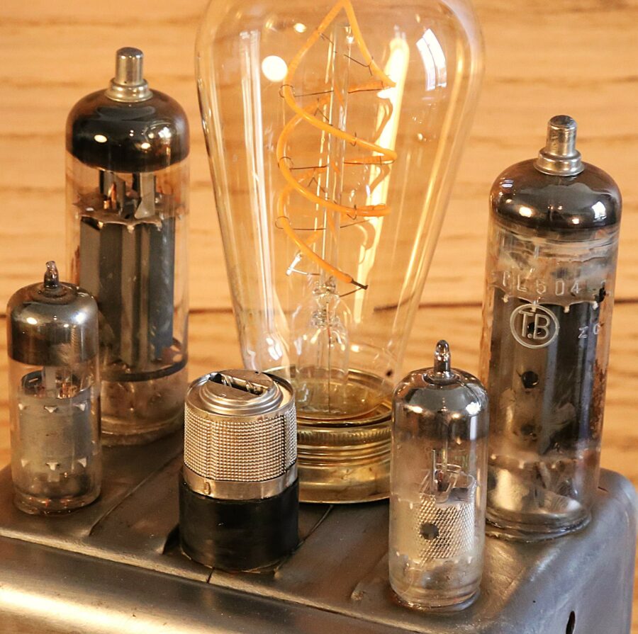 Lampe de bureau Steampunk chargeur retro – Image 5