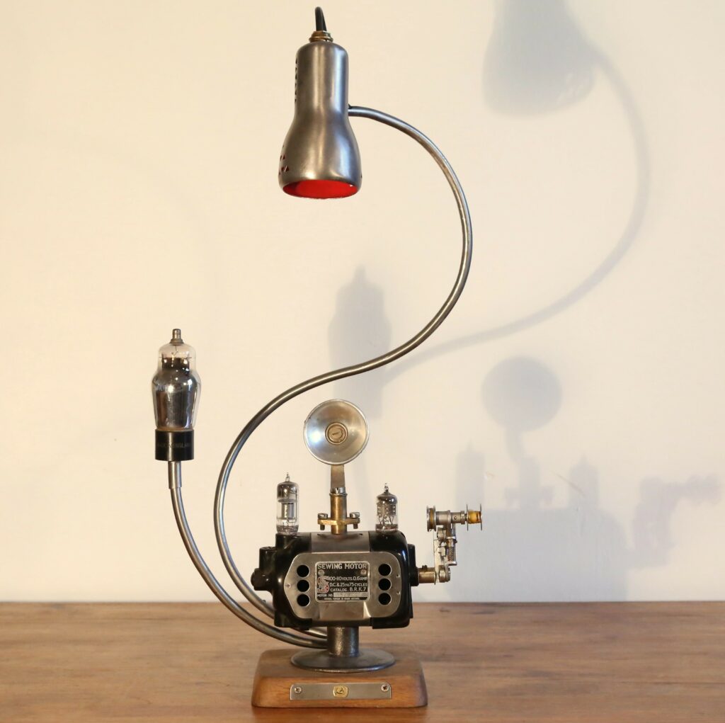 Interrupteur Vintage Style Steampunk Pour Lampe - Câblage Double Face, Fer