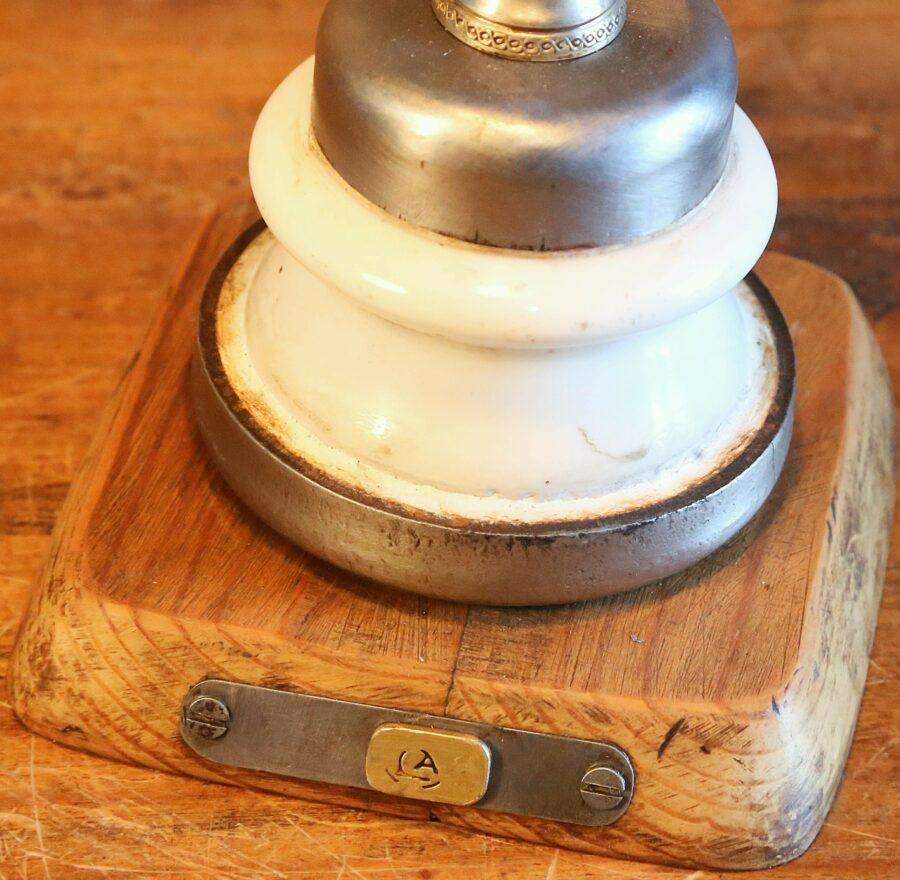 Lampe de chevet métal et porcelaine – Image 6
