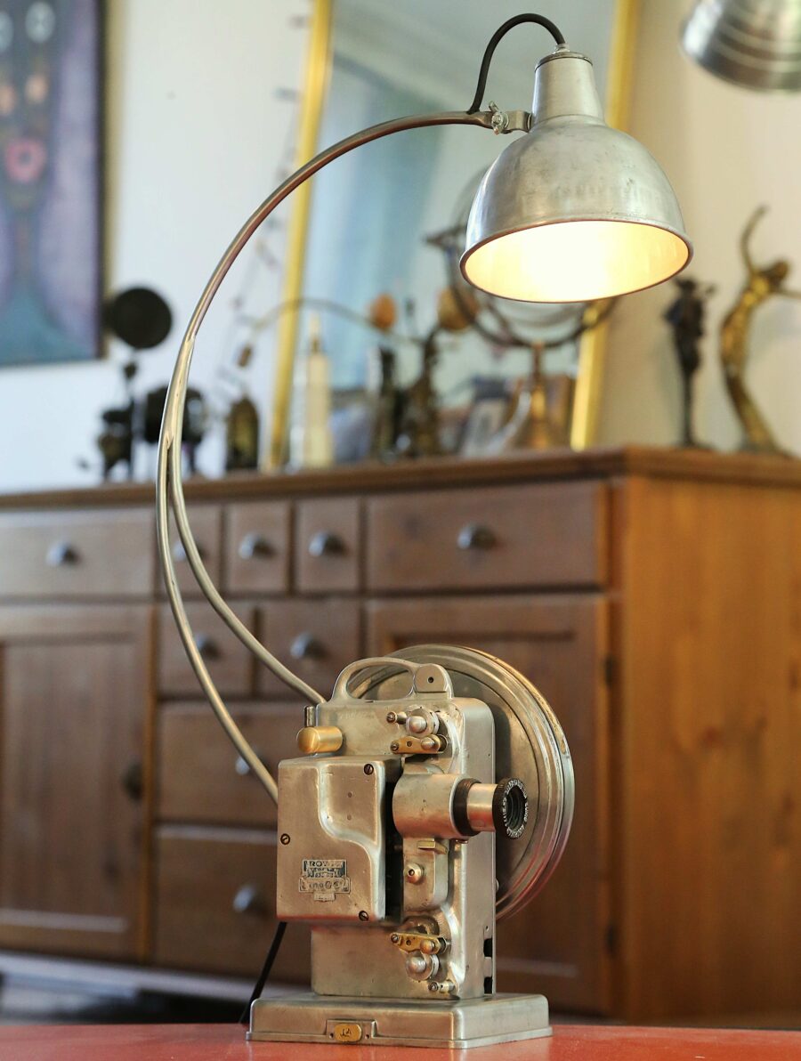 Lampe de créateur projecteur de film vintage – Image 12