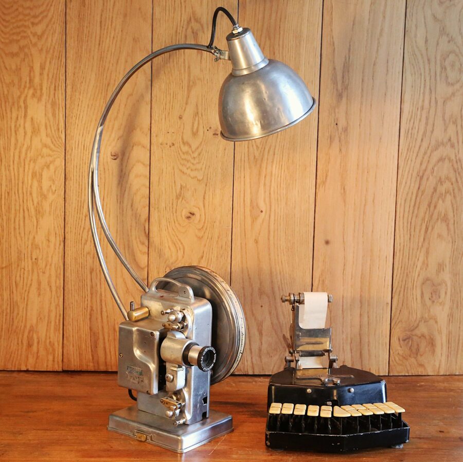 Lampe de créateur projecteur de film vintage – Image 11
