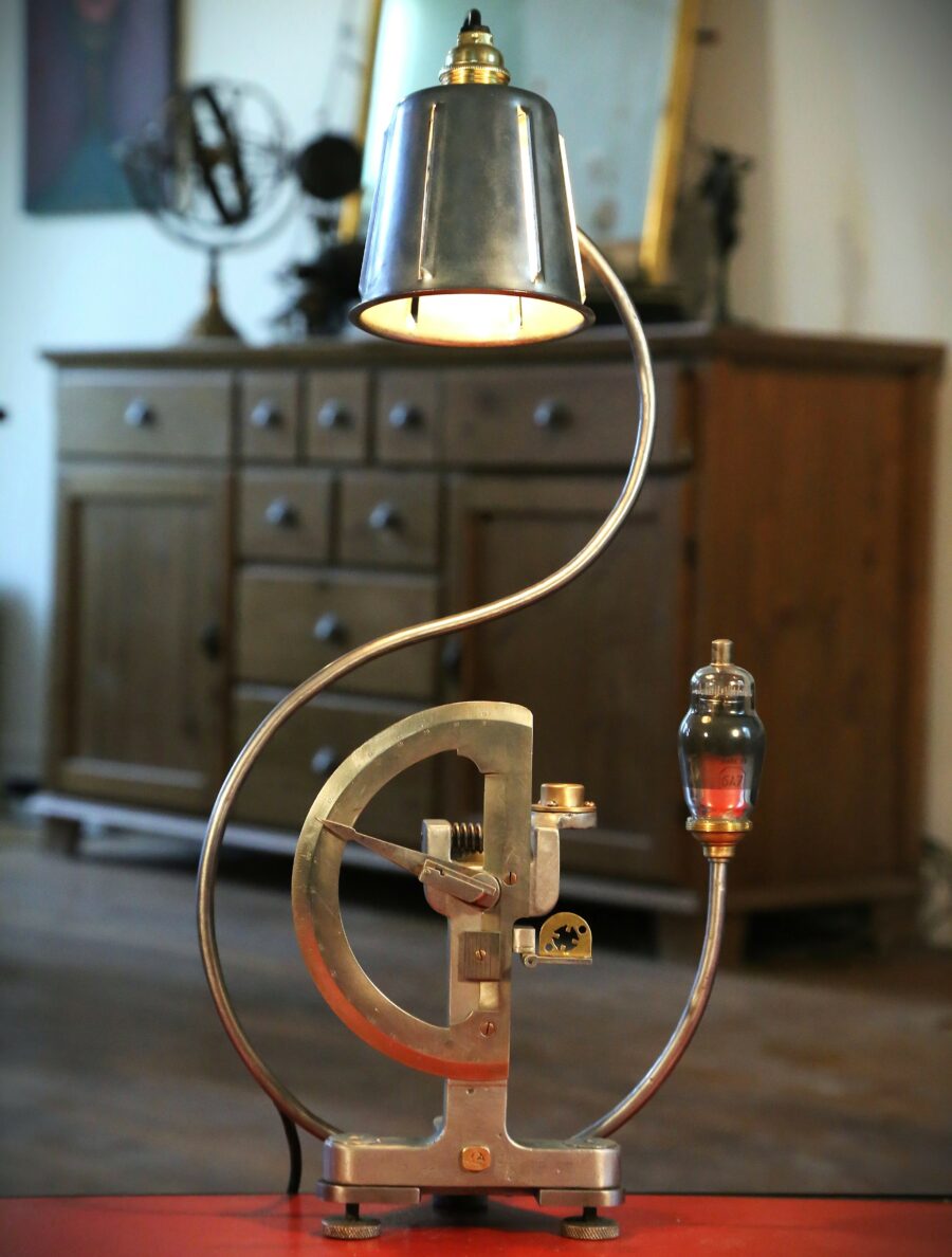 Lampe de métier instrument de mesure rapporteur d'angle