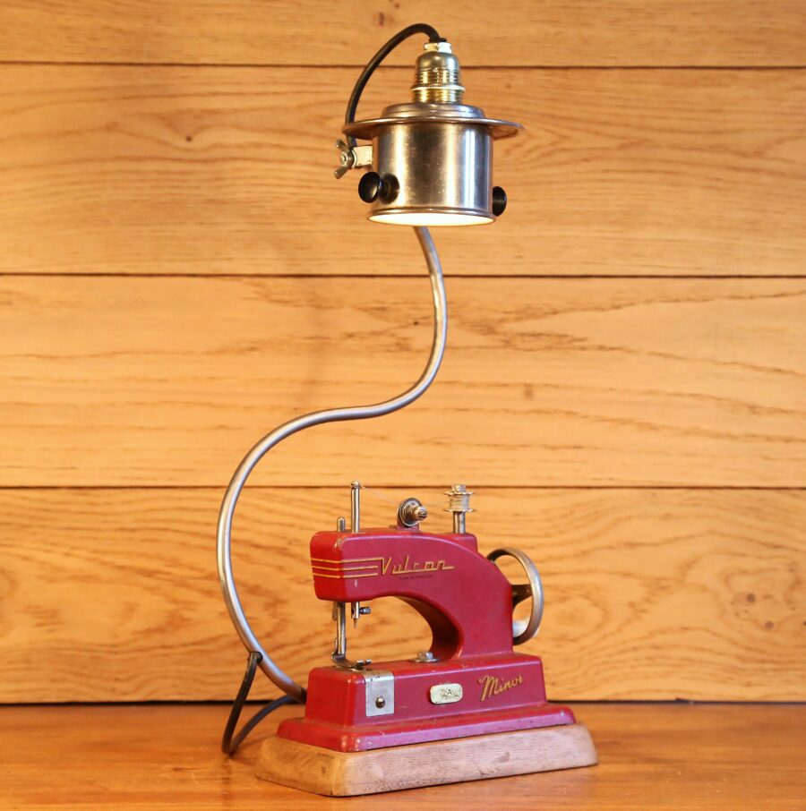 Lampe machine à coudre vintage – Image 9